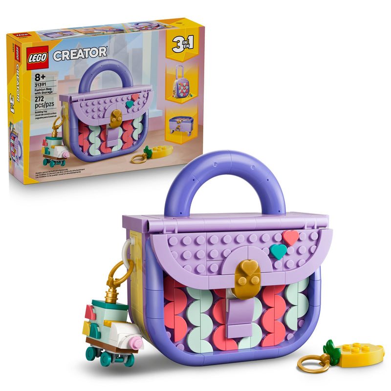 LEGO - 31391 - CREATOR - Art Fashion Bag with Storage  - 272pcs - F26