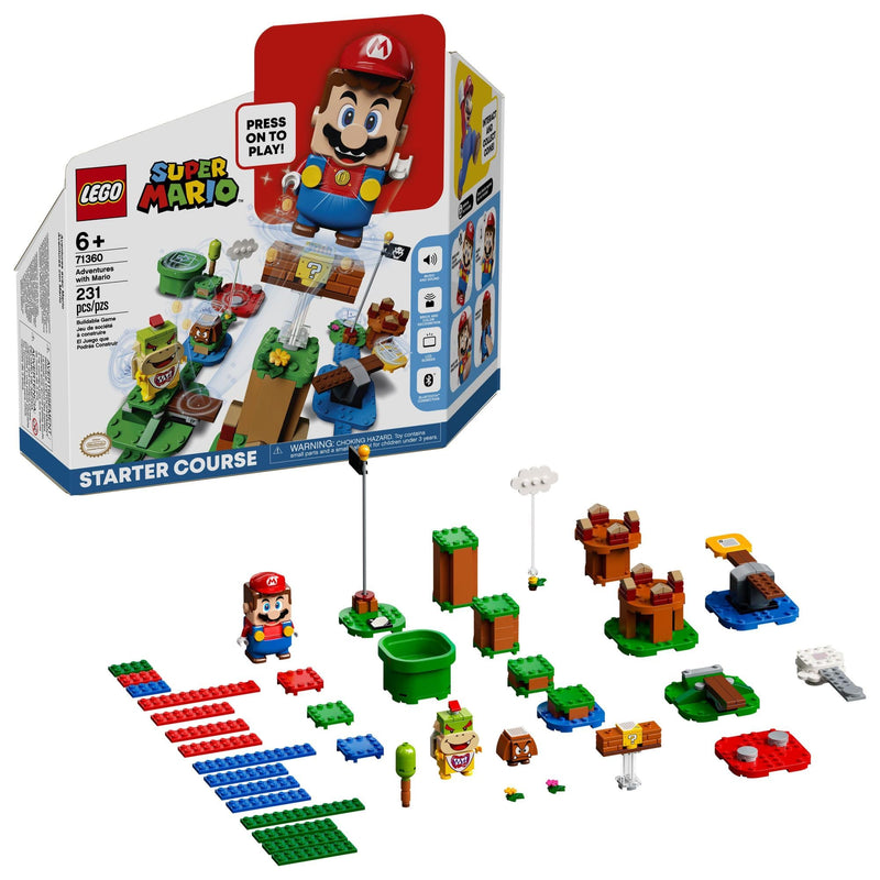 LEGO - 71360 - SUPER MARIO  - Adventures with Mario Starter Course - 231pcs