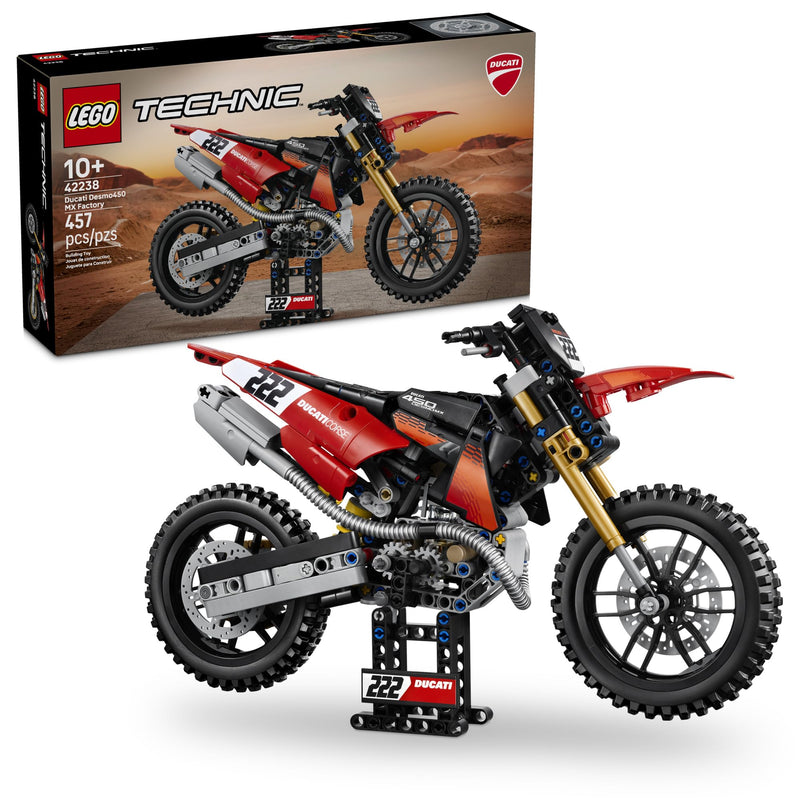 LEGO - 42238 - TECHNIC - Ducati Desmo450 MX Factory Motorcycle  - 457pcs - F26