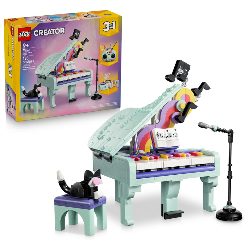 LEGO - 31392 - CREATOR - Music Decor Piano with Cat  - 485pcs - F26