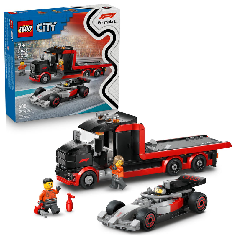 LEGO - 60493 - CITY - F1 Display Truck w/ Audi F1 Race Car - 508pcs - S26