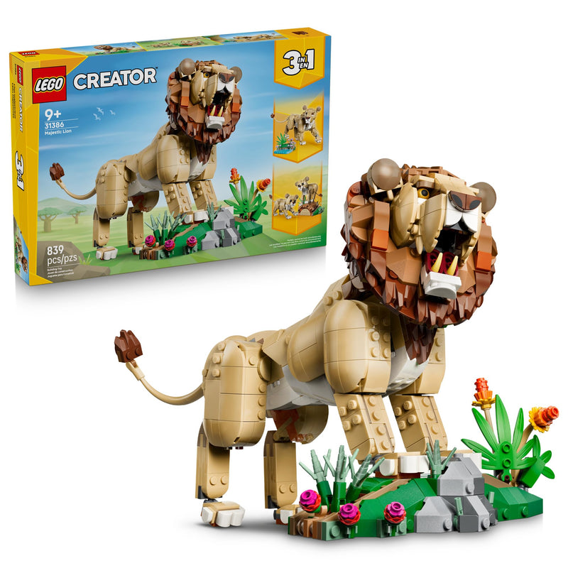 LEGO - 31386 - CREATOR - Wild Animals: Majestic Lion  - 839pcs - F26