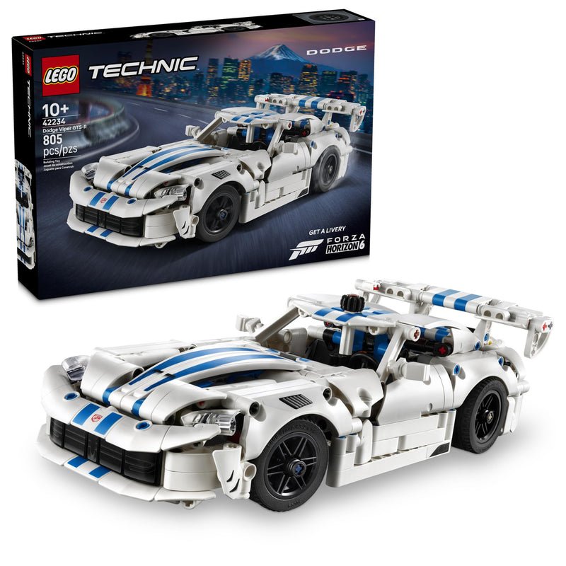 LEGO - 42234 - TECHNIC - Dodge Viper GTS-R Sports Car  - 805pcs - F26