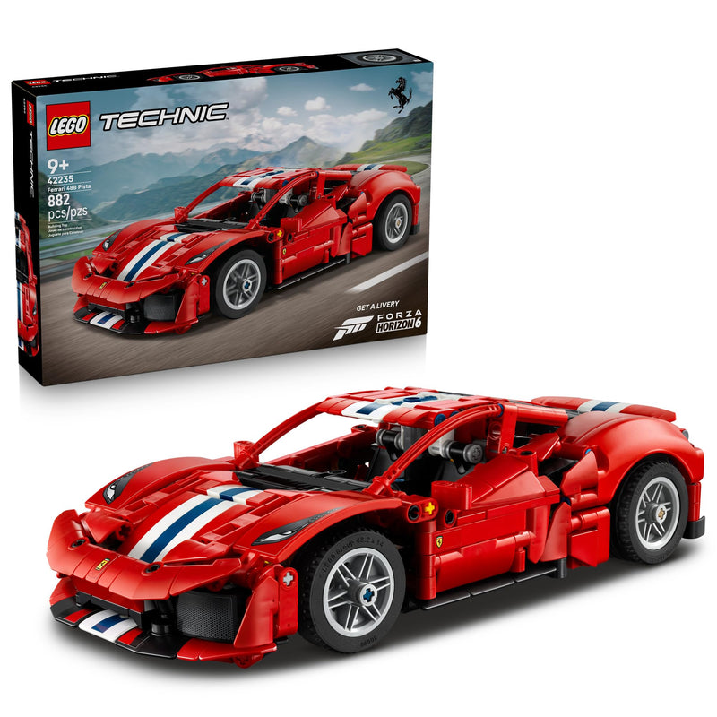 LEGO - 42235 - TECHNIC - Ferrari 488 PISTA Car  - 882pcs - F26