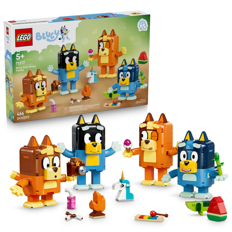 LEGO - 11217 - BLUEY - Brick-Built Bluey Family  - 466pcs - F26