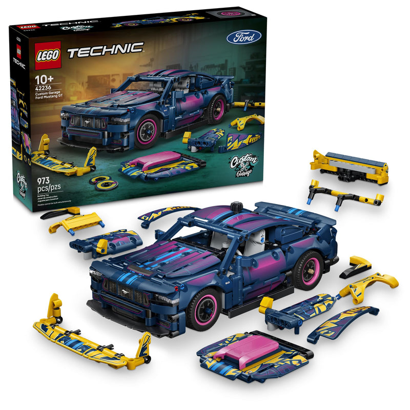 LEGO - 42236 - TECHNIC - Custom Garage - Ford Mustang GT  - 973pcs - F26