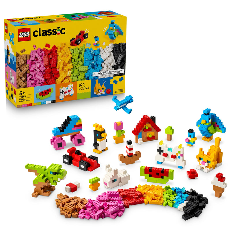 LEGO - 11045 - LEGO CLASSIC - Creative Colorful Bricks  - 820pcs - F26