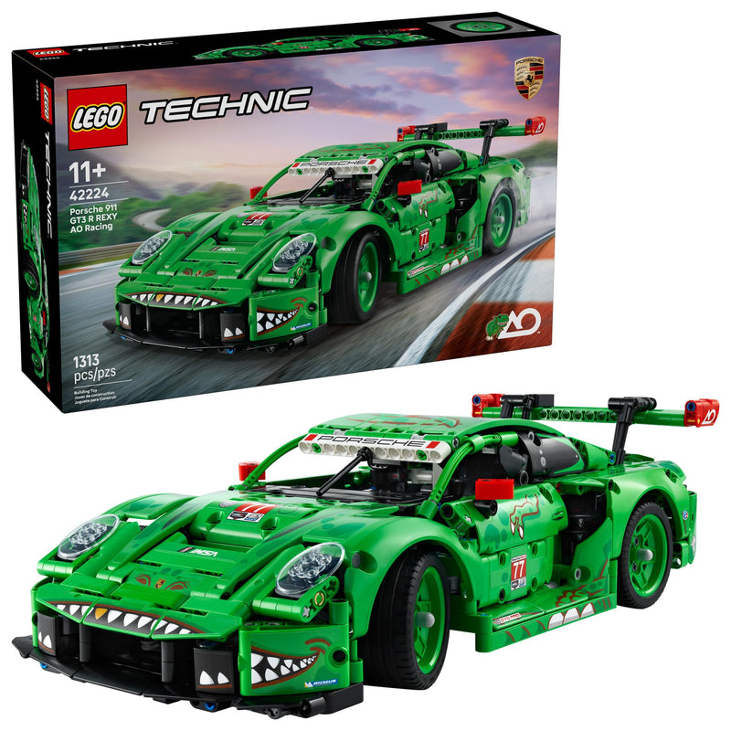 LEGO - 42224 - TECHNIC - Porsche 911 GT3 R REXY AO Racing Car - 1313pcs - S26