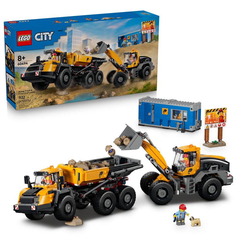LEGO - 60494 - CITY - Dump Truck & Front End Loader  - 1132pcs - F26
