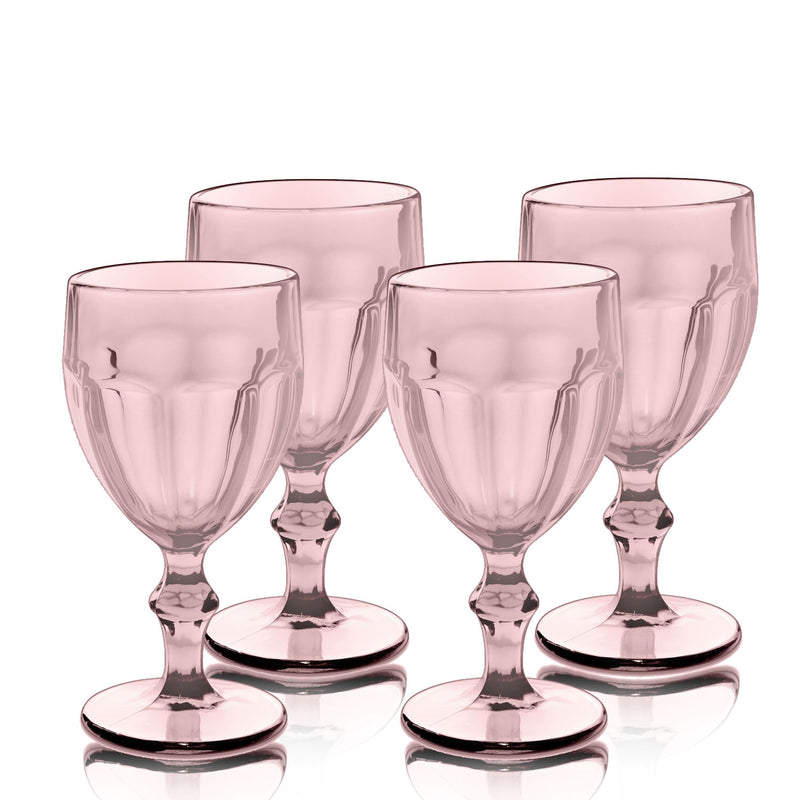 Brilliant - Rambouillet Rose Goblet 330 ml, Set of 4