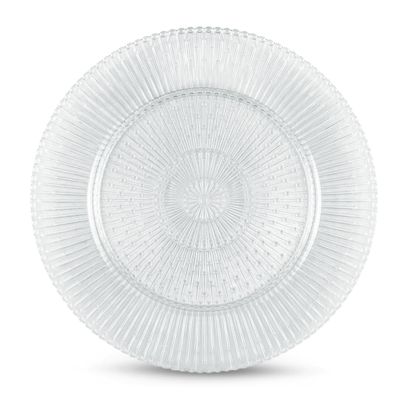 Brilliant - Soleil Glass Charger Plate 33 cm, Set of 4