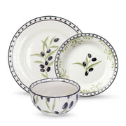 Brilliant - Olivio Bleu 12 Piece Dinnerware Set, Service for 4