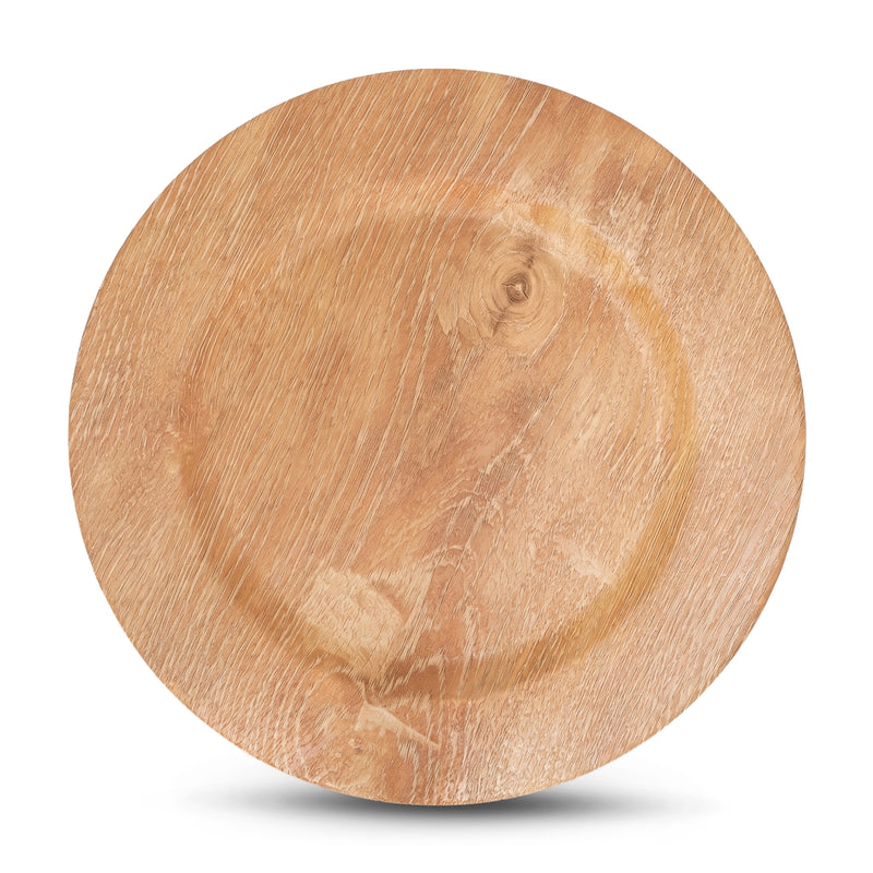 Brilliant - Natural Wood Charger Plate 33 cm, Set of 4