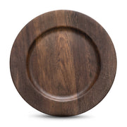 Brilliant - Oak Wood Charger Plate 33 cm, Set of 4