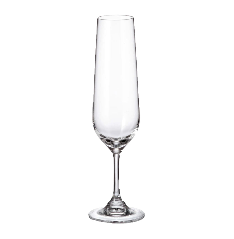 Crystalite Bohemia - Apus Stemmed Flute 200 ml, Set of 6