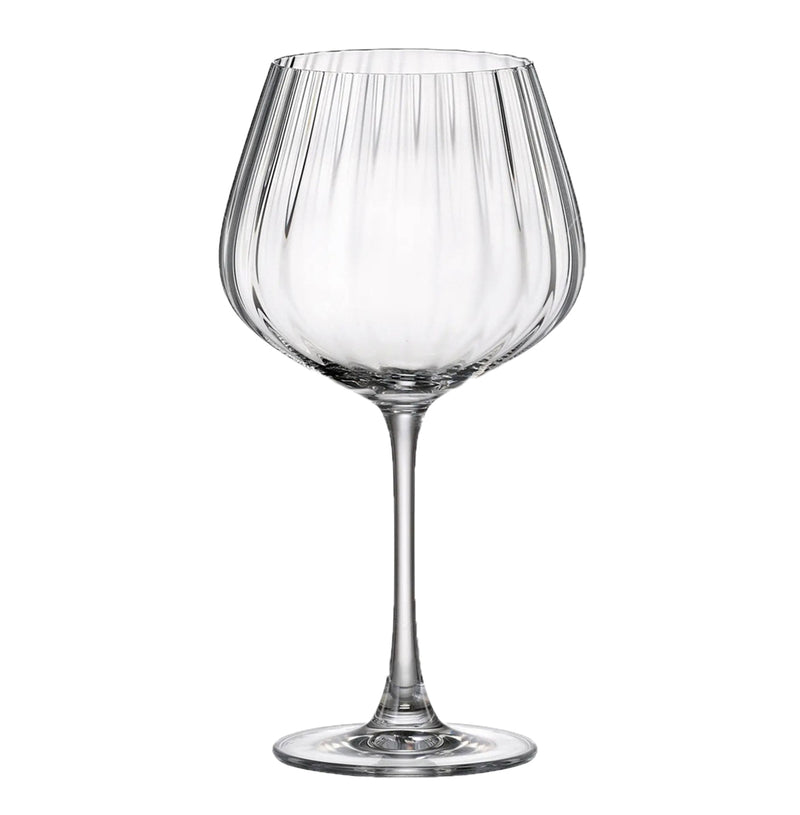 Crystalite Bohemia - Columba Optic Universal Stemmed Wine Glass 640 ml, Set of 6
