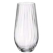 Crystalite Bohemia - Columba Optic Stemless Champagne Flute Glass 580 ml, Set of 6