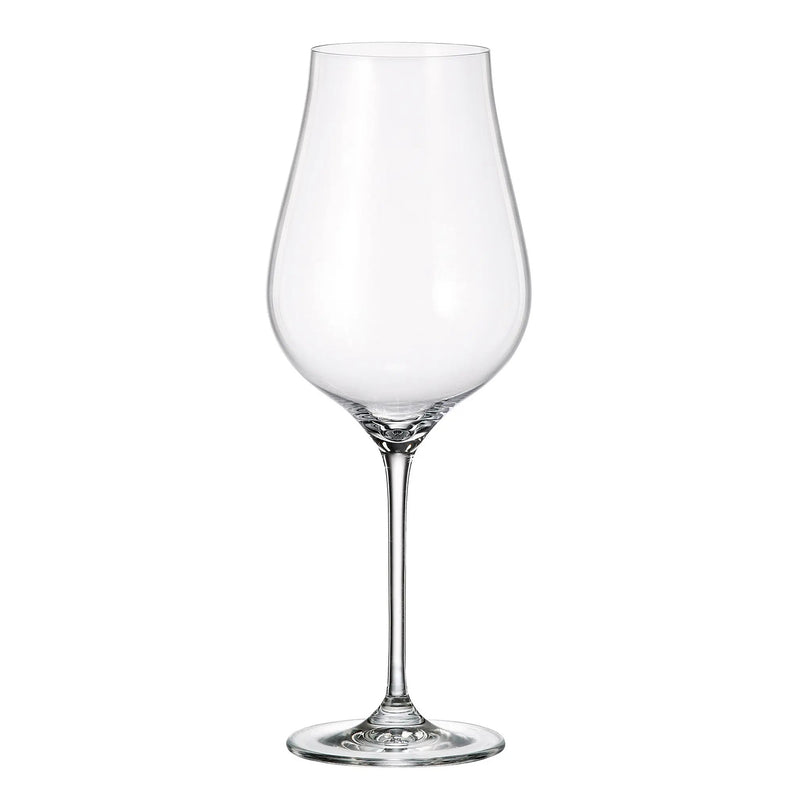 Crystalite Bohemia - Limosa Large Stemmed Wine Glass 650 ml, Set of 6