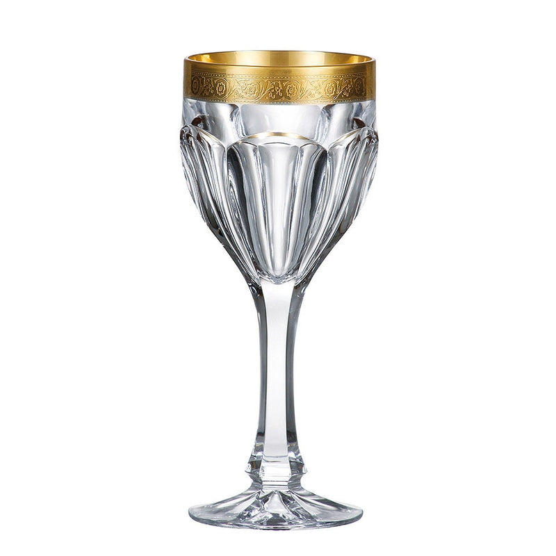 Crystalite Bohemia - Safari Gold Red Wine / Goblet 290 ml Set of 6