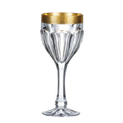 Crystalite Bohemia - Safari Gold White Wine 190 ml Set of 6