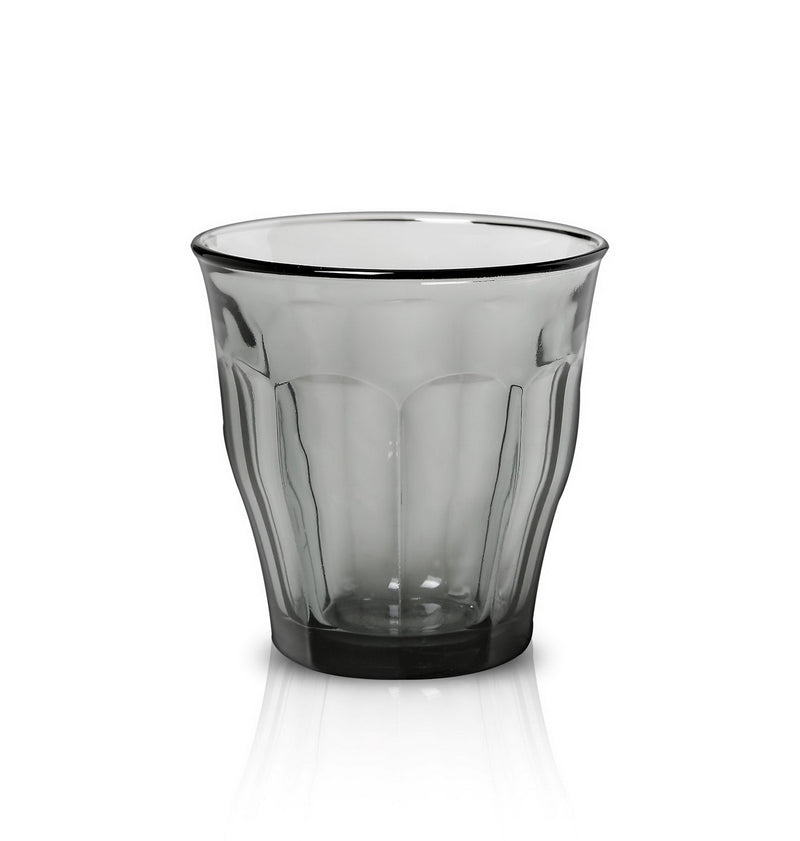 Duralex - Duralex Picardie Grey Glass Tumblers 250 ml, Set of 4