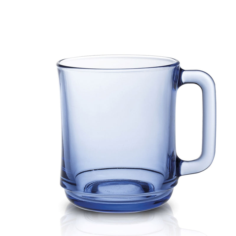 Duralex - Duralex Lys Marine Stackable Mug 310 ml, Set of 6