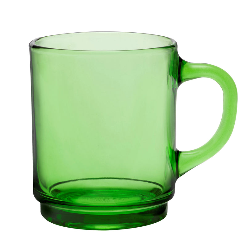 Duralex - Duralex Versailles Green Mug 260 ml, Set of 6
