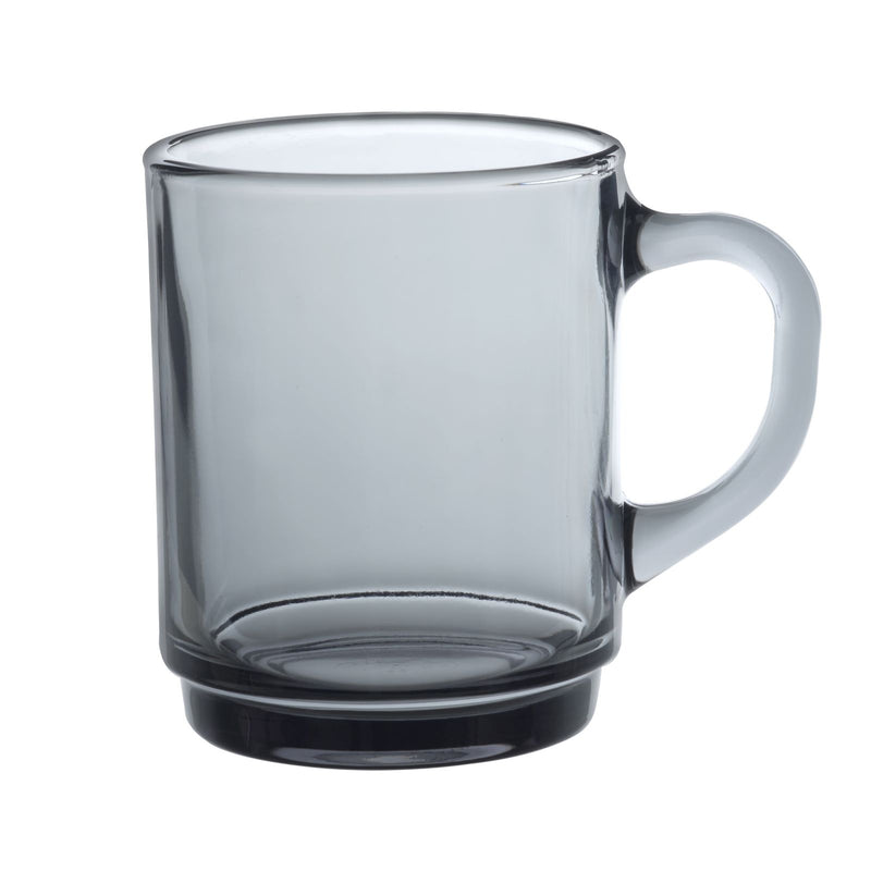 Duralex - Duralex Versailles Grey Mug 260 ml, Set of 6