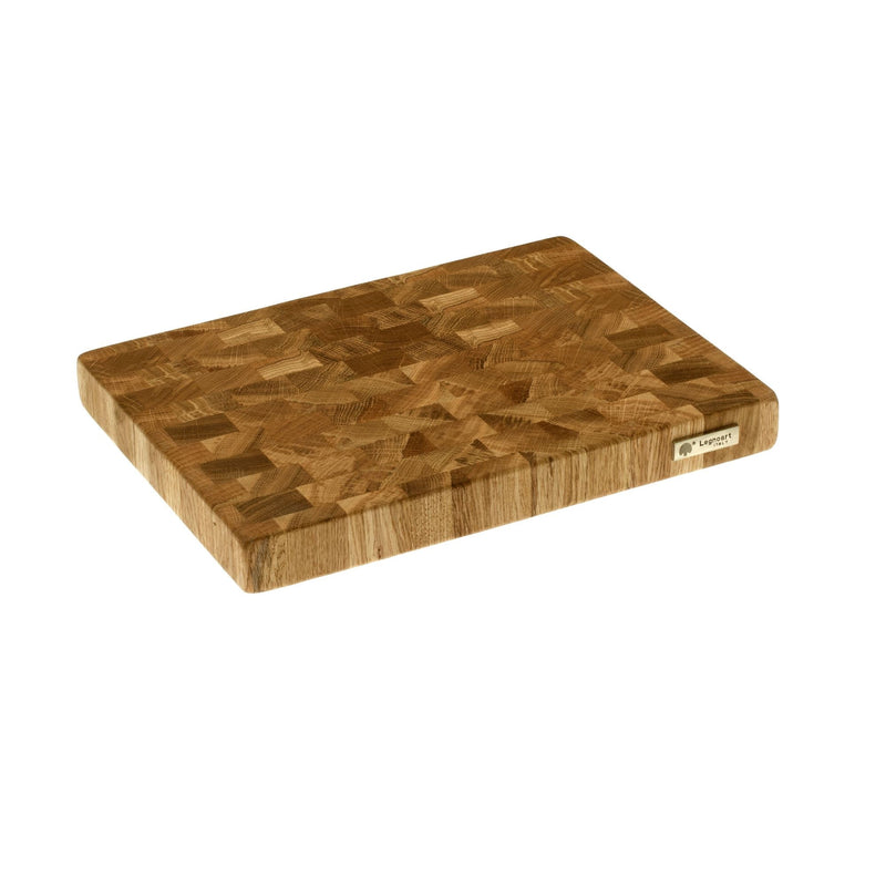 Legnoart - Butchers' Natural Oak Wood Chopping Block 45 cm