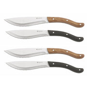 Legnoart - Tomahawk Steak Knife Set of 4, Wood Handle