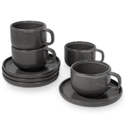 Mesa Ceramics - Mesa Ceramics Uno Granite Stoneware Tea Cup and Saucer 225ml