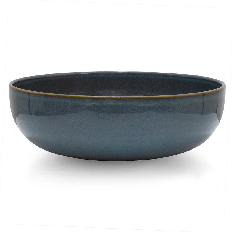Mesa Ceramics - Mesa Ceramics Uno Blue Stoneware Salad Bowl 26cm