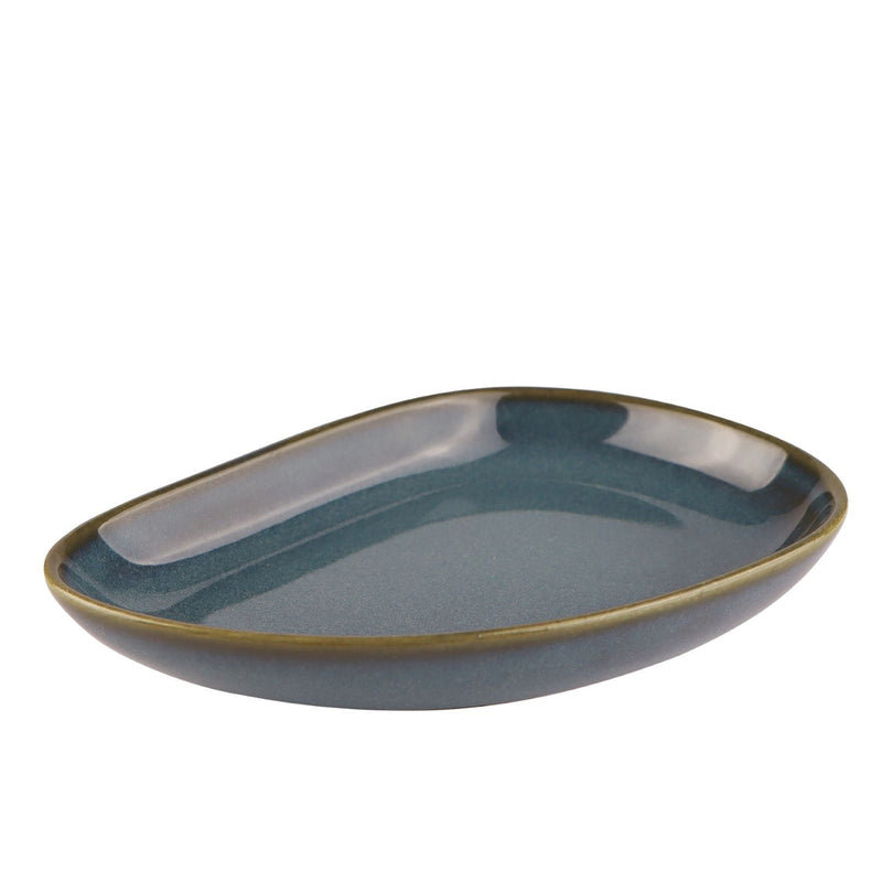 Mesa Ceramics - Mesa Ceramics Uno Natura Blue Stoneware Sauce Dish 14.5 cm