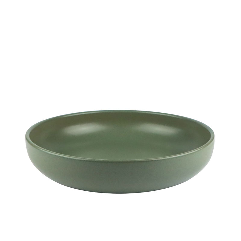 Mesa Ceramics - Mesa Ceramics Uno Olive Stoneware Pasta Bowl 22cm