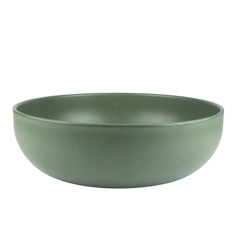 Mesa Ceramics - Mesa Ceramics Uno Olive Stoneware Salad Bowl 26cm