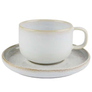 Mesa Ceramics - Mesa Ceramics Uno Alabaster Stoneware Tea Cup and Saucer 225ml