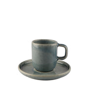 Mesa Ceramics - Mesa Ceramics Uno Speckle Blue Stoneware Espresso Cup and Saucer 75ml