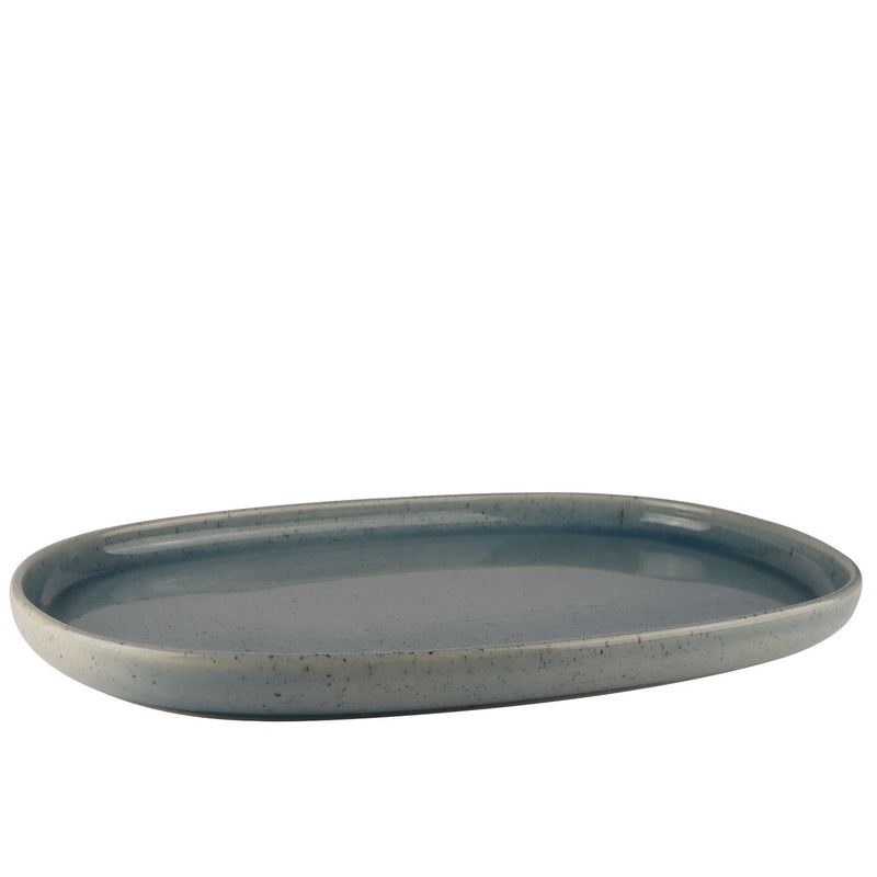 Mesa Ceramics - Mesa Ceramics Uno Speckle Blue Stoneware Platter 33cm