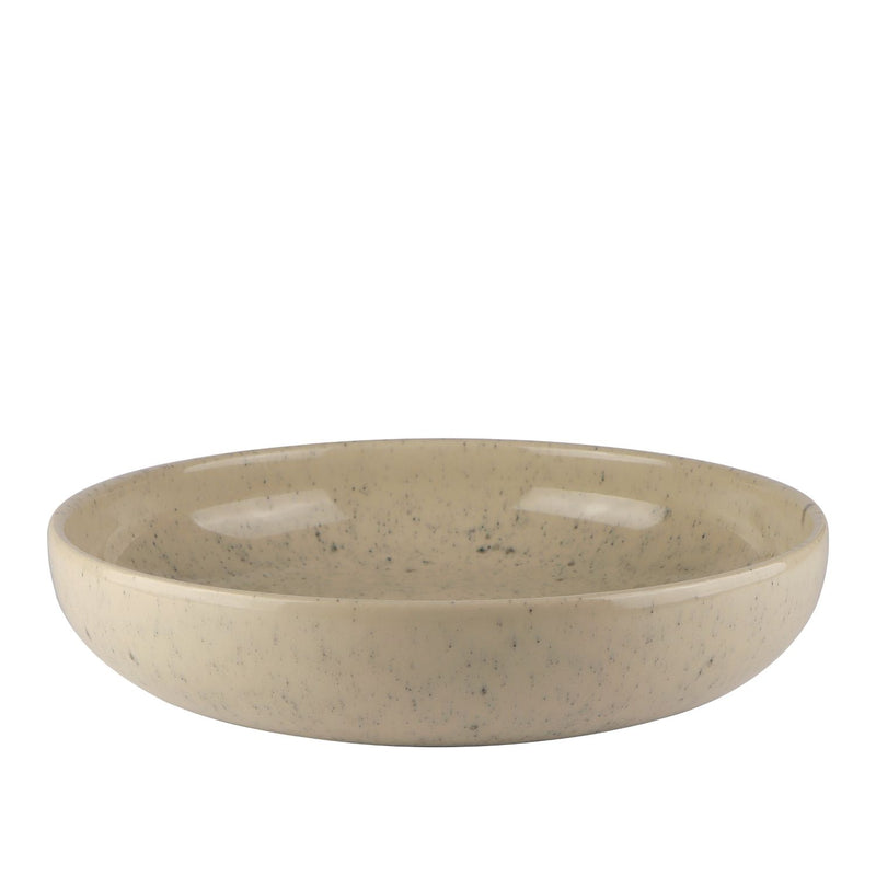 Mesa Ceramics - Mesa Ceramics Uno Speckle Nature Stoneware Pasta Bowl 22cm