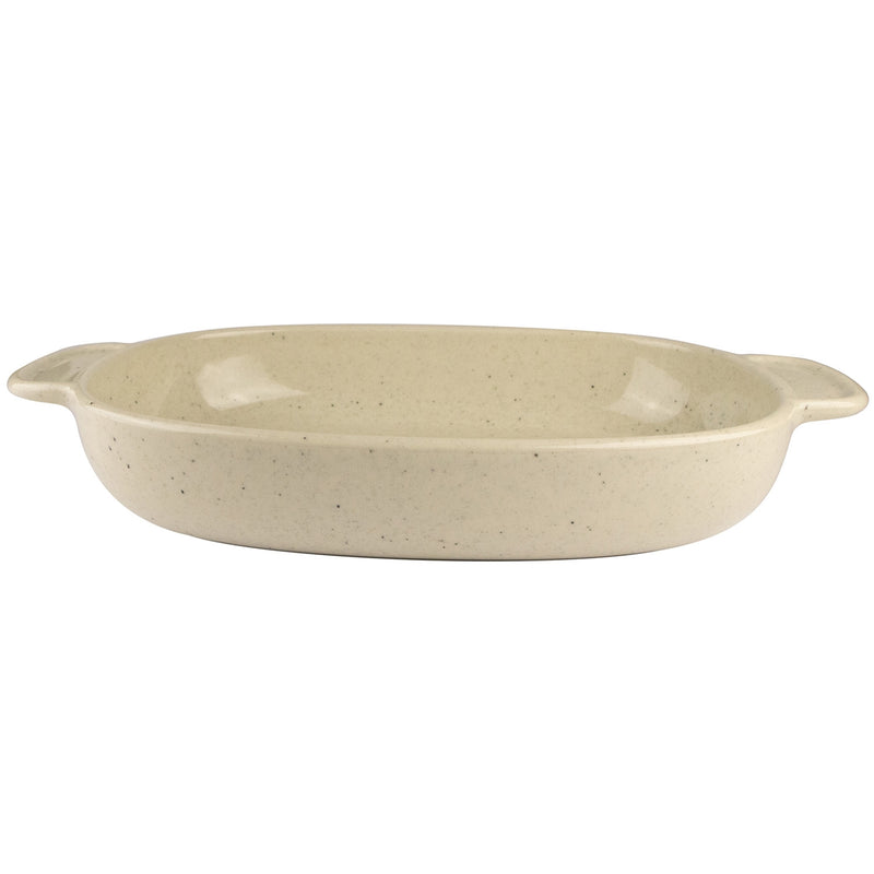 Mesa Ceramics - Mesa Ceramics Uno Speckle Nature Stoneware Roaster 40 cm