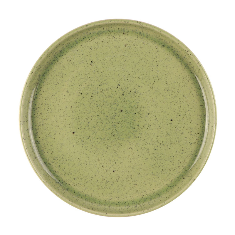 Mesa Ceramics - Mesa Ceramics Uno Speckle green Stoneware Salad Plate 22cm