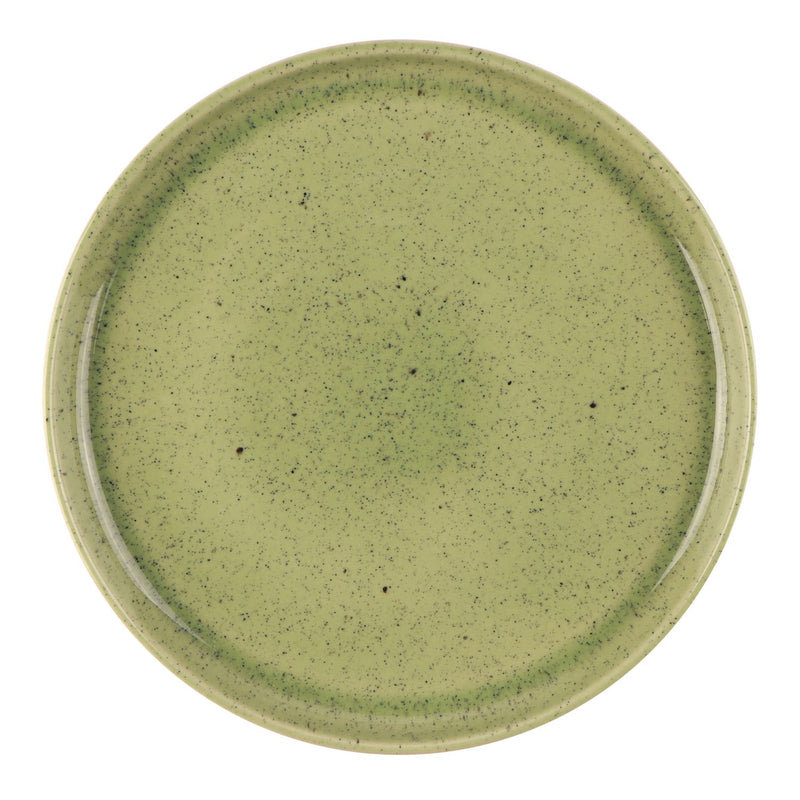 Mesa Ceramics - Mesa Ceramics Uno Speckle Green Stoneware Dinner Plate 28cm