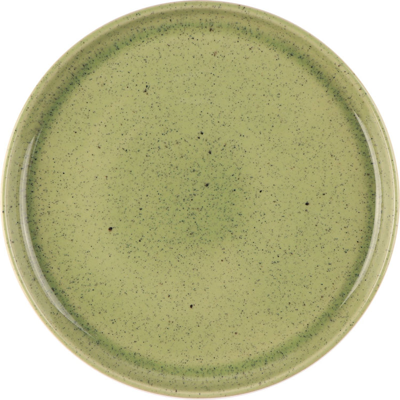 Mesa Ceramics - Mesa Ceramics Uno Speckle Green Stoneware Presentation Plate 33cm