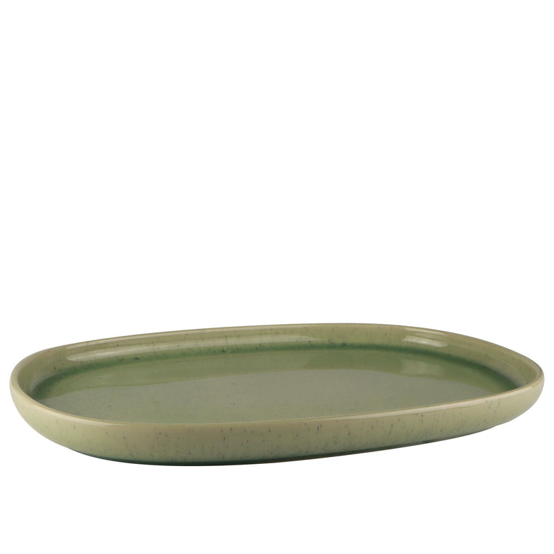 Mesa Ceramics - Mesa Ceramics Uno Speckle Green Stoneware Platter 33cm