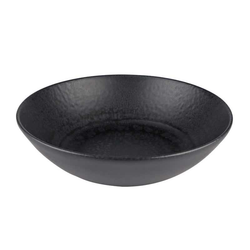 Mesa Ceramics - Mesa Ceramics Black Hammered Stoneware Individual Bowl 17 cm