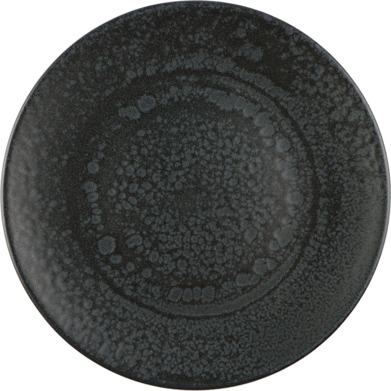Mesa Ceramics - Mesa Ceramics Black Hammered Dinner Plate 27 cm