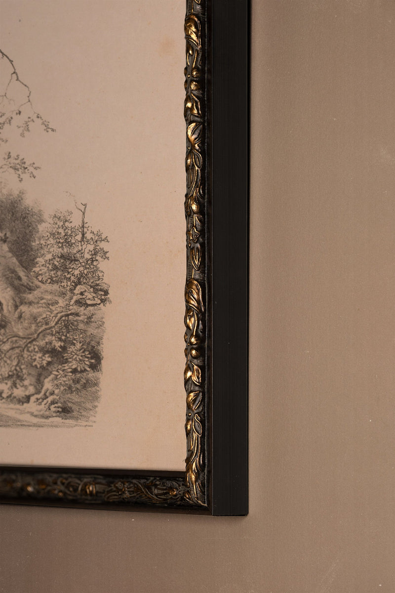 ESQUISSE DU PASSÉ, CADRE VINTAGE BRONZE