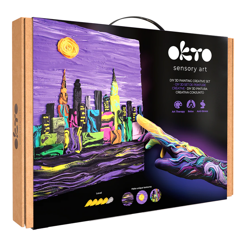 OKTO - DIY 3D CREATIVE PAINTING SET - NEW YORK SKYLINE - Limolin 