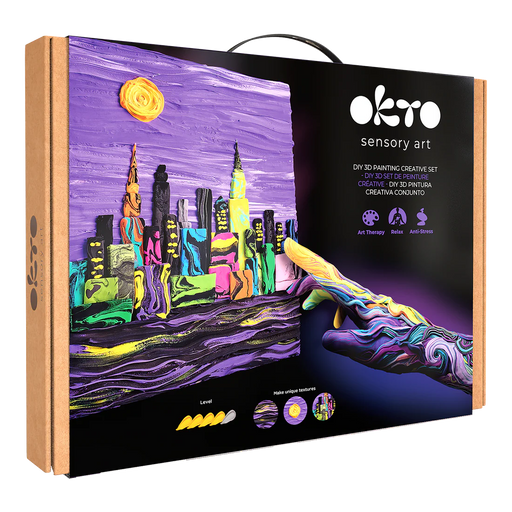 OKTO - DIY 3D CREATIVE PAINTING SET - NEW YORK SKYLINE - Limolin 