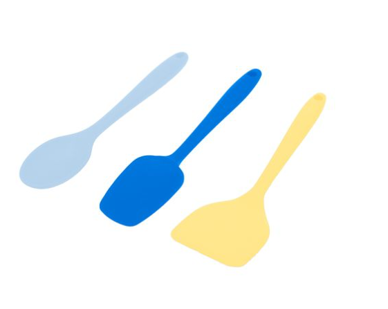 KITCHEN BASICS - Mini Utensil Set 3/ST Turner, Spoon, Spoon-Spatula